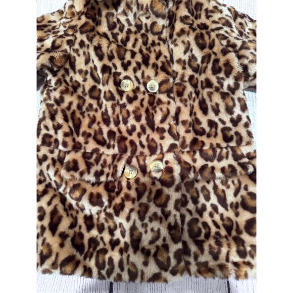 Parisian Bebe Leopard Print Coat 24 M - Picture 7 of 10